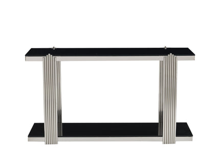 Console Table With Double Tier Storage