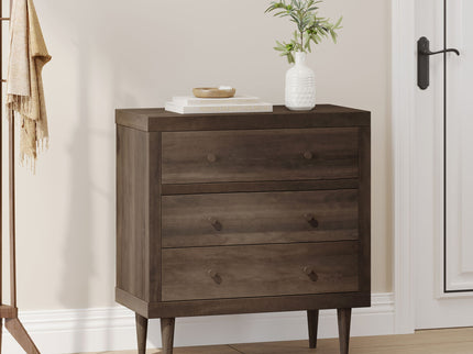 Nystrom - Mid Century Modern 3 Drawer Chest