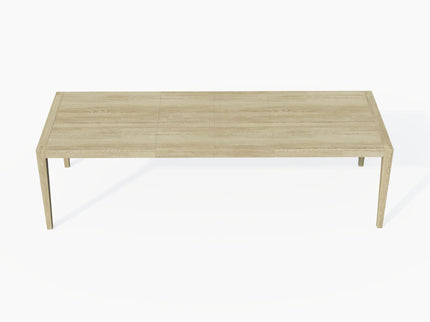 Adeline - Rectangular Dining Table With Leaves - Natural Wood Wash