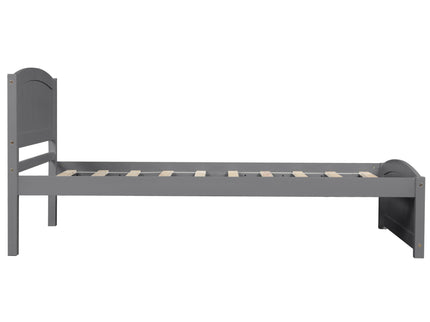 Platform Bed & Headboard, Footboard And Wood Slat Support