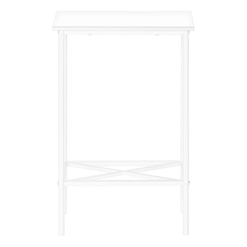 Accent Side Table, Narrow, Small, 2 Tier, Contemporary & Modern
