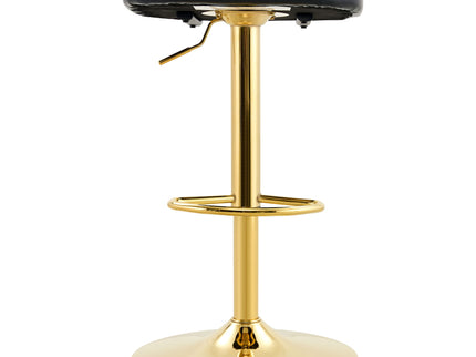 Adjustable Height Bar Stools & Footrest For Kitchen Island (Set of 2)