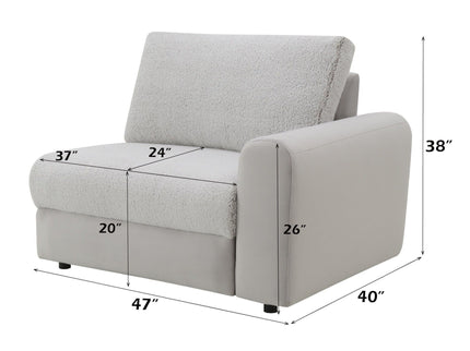 Tarrance - Modular Power Recliner Sectional - Gray