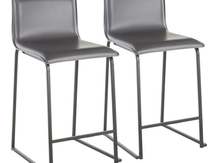 Mara - Upholstered Contemporary Counter Stool (Set of 2)