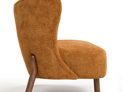 Nordic Chair Laid Back Loveseats With Curved Backres, No Armrests