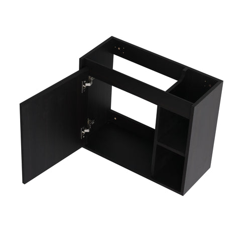 Wall Mounted Bathroom Vanity With Sink, Soft Close Door