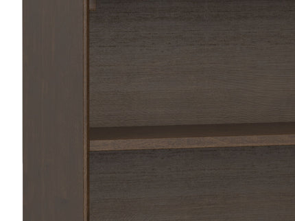 Banting - Low Wide Bookcase - Walnut Brown