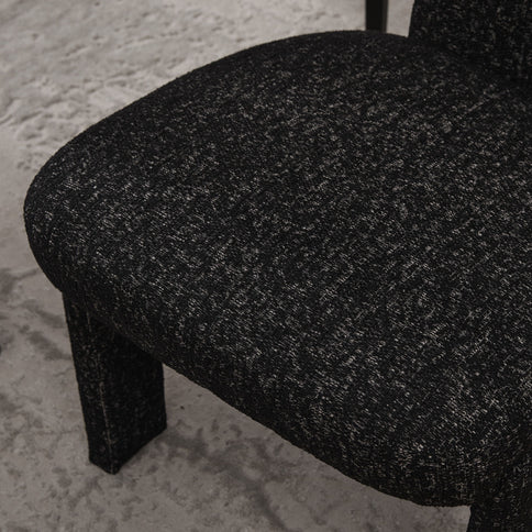 Armless Curved Back Accent Chairs
