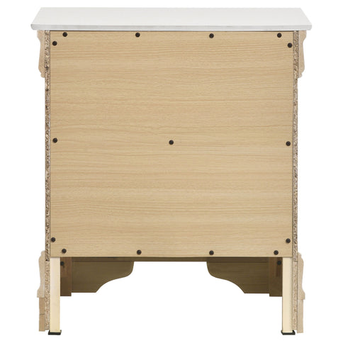 2 Drawer Nightstand - White