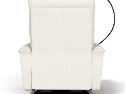 270° Power Swivel Rocker Recliner Chair With Phone Holder, Electric Glider Reclining Sofa With USB Ports For Living Room Bedroom - Beige