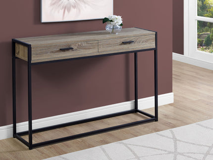 Accent Console Table For Entryway, Storage Drawers, Contemporary & Modern