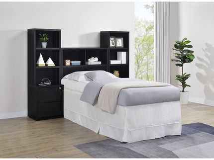 Geary - Bookcase Headboard With Open Cubbies