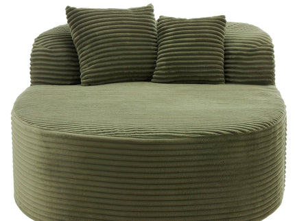 Modern Chaise Lounge Sofa Boneless Couch With Supportive Pillows