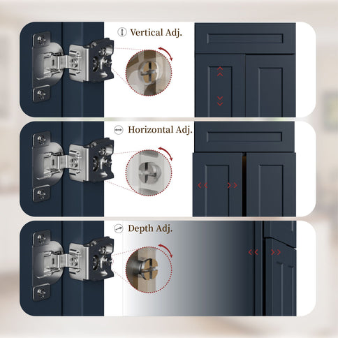 Shaker Base Cabinet With Soft-Close Hinges, Adjustable Shelf