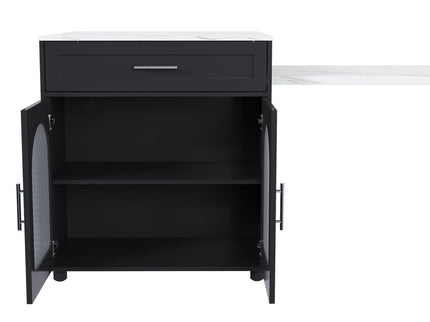 Expandable Kitchen Island With Power Outlet
