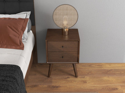 Caroline - Mid-Century Modern Style Night Stand 2 Drawer