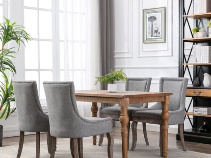 Ultra - Side Dining Chair, Nail Head (Set of 2)