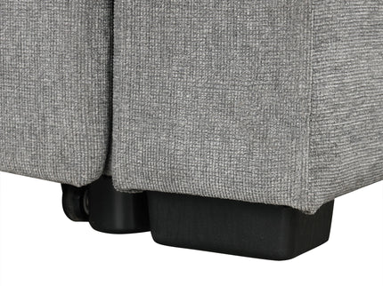 Modern U-Shaped Sectional Sofa Convertible Pull-Out Sofa Bed With USB Ports And Cup Holders