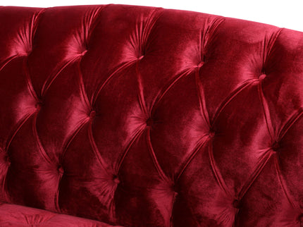 Comfy 3 Seat Sofa With Wooden Legs, For Living Room And Study
