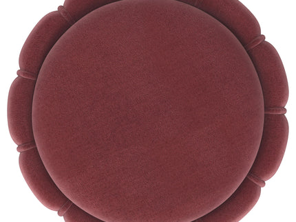 Inez - Round Upholstered Ottoman