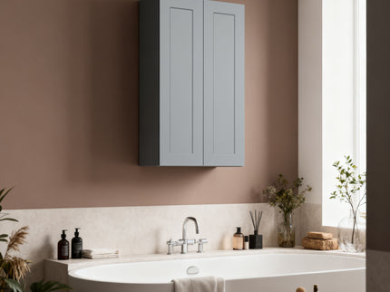 Shaker Wall Cabinet With Soft-Close Doors, Adjustable Shelves