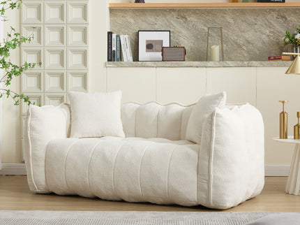 Cozy Beanbag Chair With High Resilience Foam Core For 2
