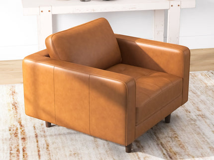 Catherine - Lounge Chair - Brown / Tan