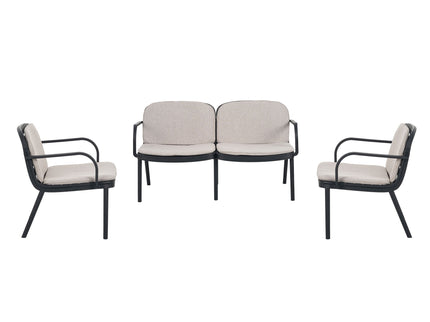 Luna - Outdoor Patio 3 Pieces Chat Set