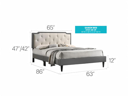 Bed (All in One Box) - Two Tone