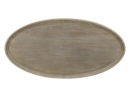 Bedford - Oval Coffee Table With Shelf - Natural