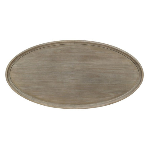 Bedford - Oval Coffee Table With Shelf - Natural