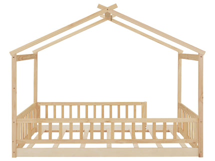 Bed House Bed Frame With Fence