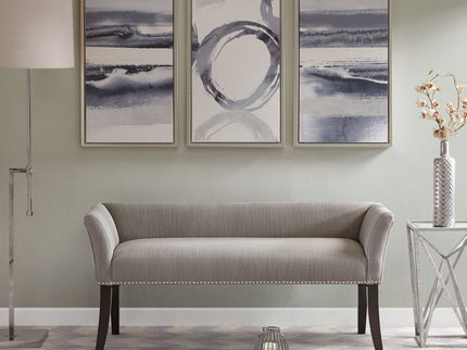 Elegant Design Bench Upholstery, Solid Wood Frame