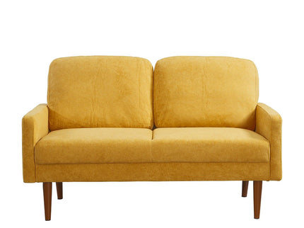 Loveseat Sofa, European Style With Sleek Design, Modern & Vintage Flair, Upholstered 2 Seater Couch