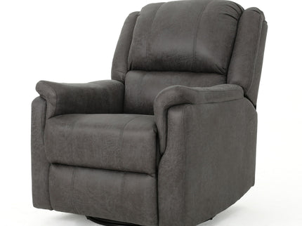 Contemporary Glider Recliner With Swivel Function