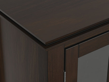 Artisan - Tall TV Media Stand - Dark Chestnut Brown