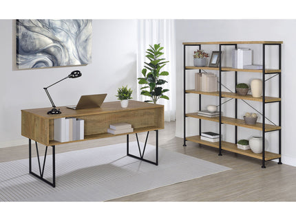 Vellun - 4 Drawer Writing Desk - Mango Color