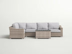 Dark Gray / 2 Pc. Left Arm Facing Sectional, Table