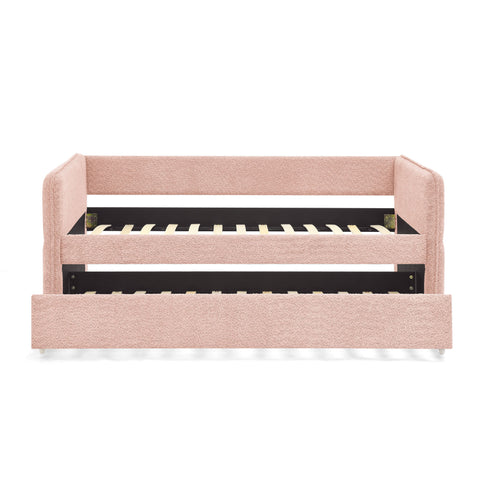 Upholstered Daybed With Pop Up Trundle