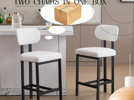 Modern Counter Height Stools (Set of 2)