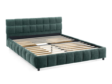 Modern Platform Bed Frame With Thick Fabric