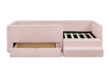 Safe Kids Bed With Guardrails And Storage