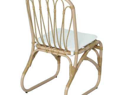 Outdoor Wicker Dining Chairs With Washable Cushion (Set of 2)