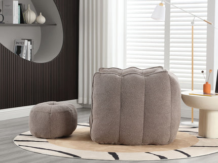 Soft Bean Bag Chair With High Resilient Foam