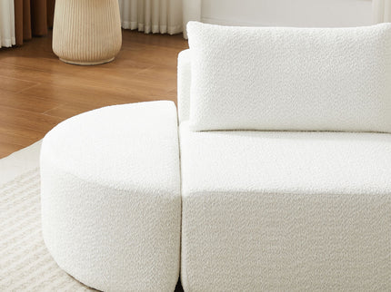 V - Shaped Modular Sofa Set With 3 Pillow