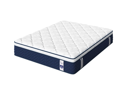 Rresta Hotel Collection - 12" Medium Firm Hybrid Mattress With 5 Zone Support For Back & Hip Relief, Fiber Free, Certipur Us Certified