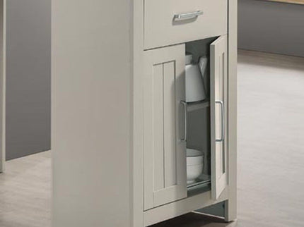 Alonzo - Small Space Counter Height Dining Table With Cabinet And Drawer Storage