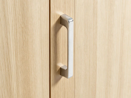 Tall Freestanding Bathroom Storage Cabinet With Adjustable Shelves And Side Hooks