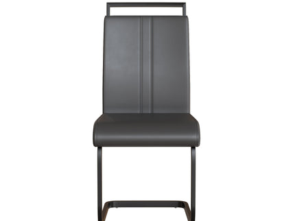 Modern Dining Chairs With High Back Upholstered Design Metal Legs