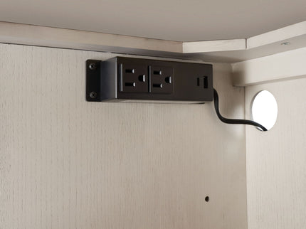 Server With Base - White